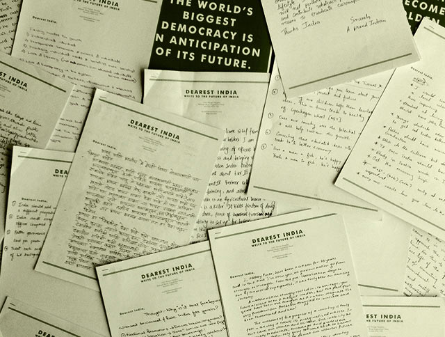 INDIA IS WAITING ON YOUR LETTERS